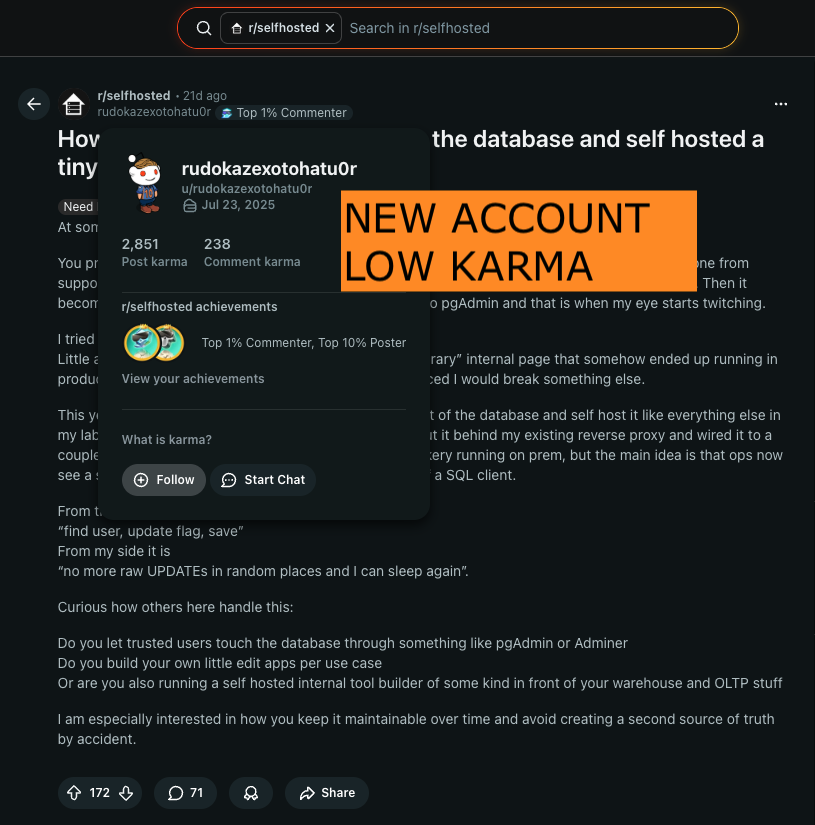 Agentic Astroturfing Hits Reddit, UI Bakery Campaign Discovered